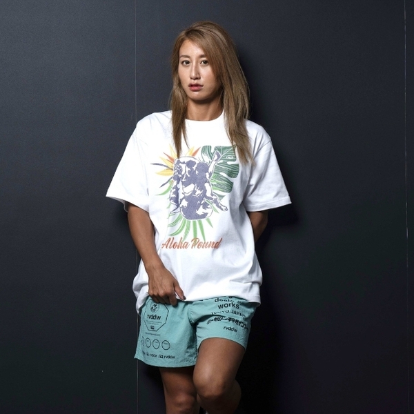 REVERSAL リバーサル■送料込■アロハ パウンド Tシャツ 白■ハワイテイスト 総合格闘技 UFC 柔術 MMA アップルバム ヴァルゴ ネイタル