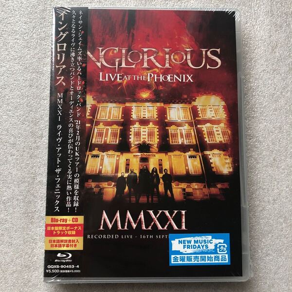【洋楽 新品未開封 ブルーレイ】INGLORIOUS イングロリアス MMXXI LIVE AT THE PHOENIX blu ray + CD 2枚組 セル版 他多数出品中