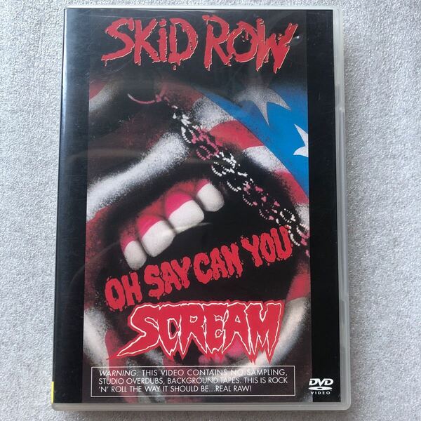 【 洋楽 貴重品 中古 DVD 】SKID ROW スキッドロウ SCREAM スクリーム レア物 入手困難 セル版 他多数出品中