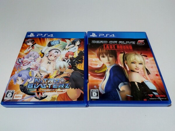 PS4 デッドオアアライブ5 ラストラウンド ニトロプラス ブラスターズ -ヒロインズ インフィニット デュエル 2本セット