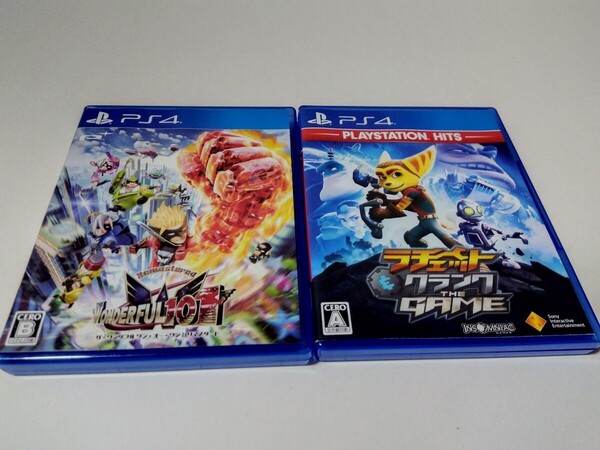 PS4 ザ・ワンダフル ワン・オー・ワン:リマスタード ラチェット&クランク THE ゲーム 2本セット