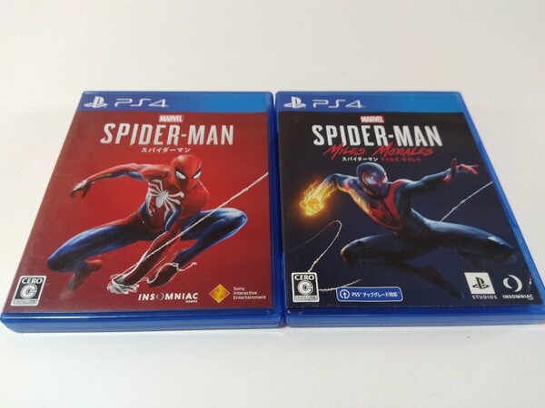 PS4 スパイダーマン スパイダーマン マイルズ・モラレス 2本セット