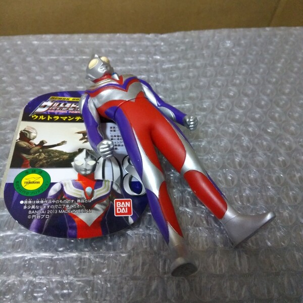 ウルトラヒーロー500シリーズ ウルトラマンティガ マルチタイプ タグ・ライブサイン付き 中古品