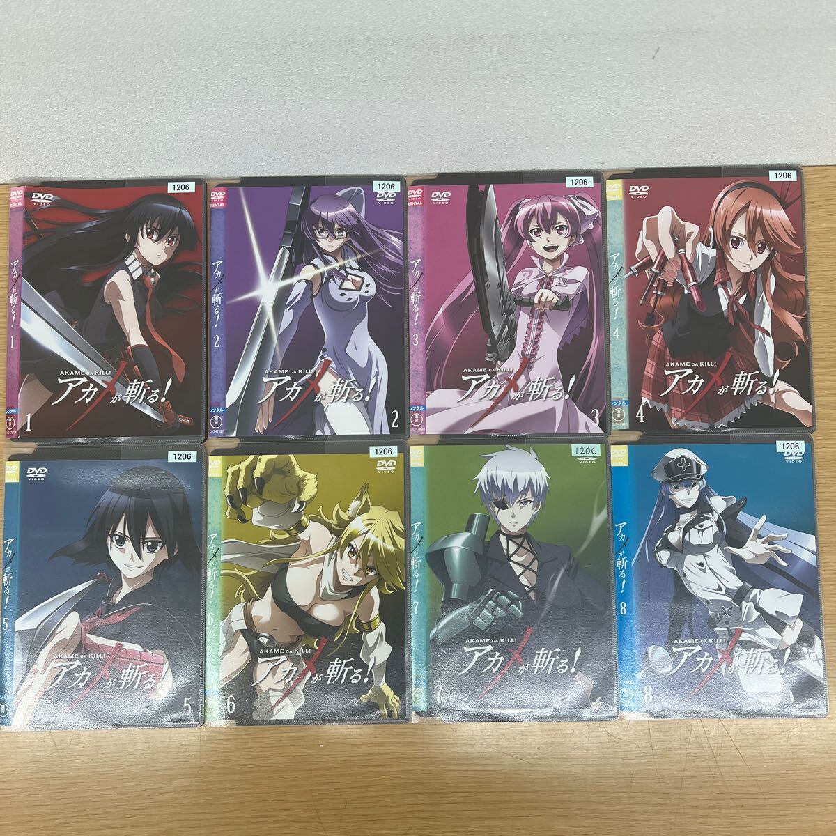 アカメが斬る！ 前編 1/2 DVD 全巻セット テレビアニメ 全12話