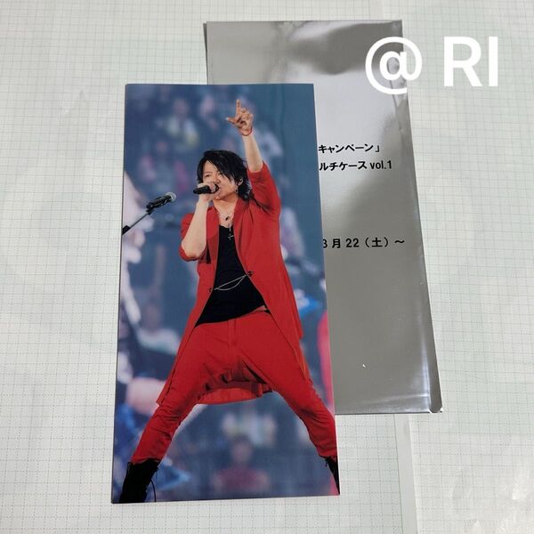 GLAY クリアマルチケース マルチクリアホルダー 30th anniversary GIGO TERU テル クリアファイル