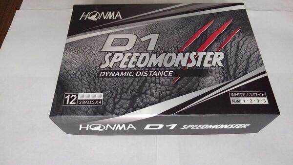 本間ゴルフ HONMA ゴルフボール D1 SPEED MONSTER スピードモンスター 1ダース 12個入