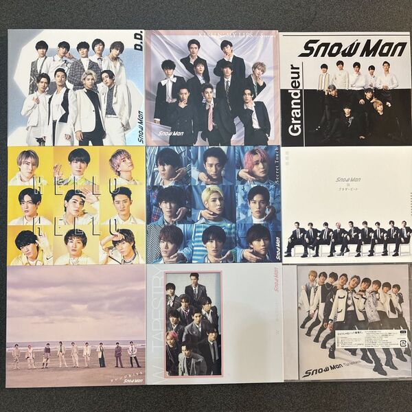 Snow Man CD DVD シングル 9枚 セット