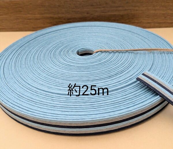クラフトバンド レイニーブルー 約25m 紙バンド