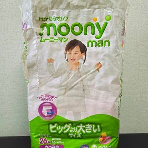 ムーニーマンビッグより大きいサイズ【貴重・13枚】 女の子用