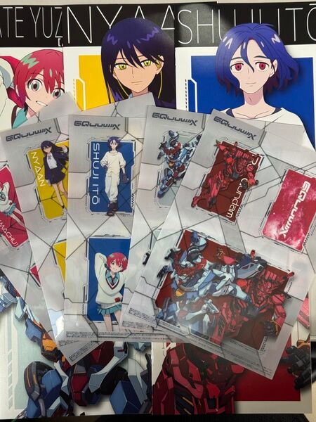 セブンイレブン ガンダム ジークアクス A5ノート クリアシート 各1個 計10個