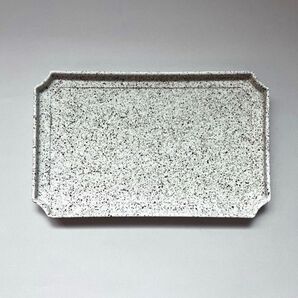 美濃焼 square plate 長角皿 cookie cream