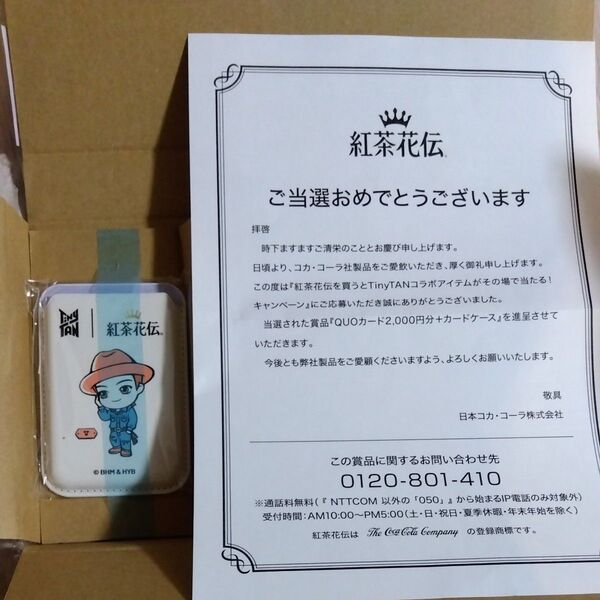 紅茶花伝 TinyTAN BTS カードケース V 未開封新品 非売品 キャンペーン当選品