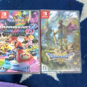 ドラクエ3 マリオカートデラックス8 ニンテンドー Switchソフト ニンテンドースイッチ未開封新品