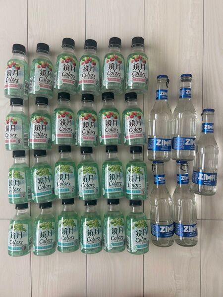 【新品未開封】鏡月24本 ZIMA5本 お酒セット
