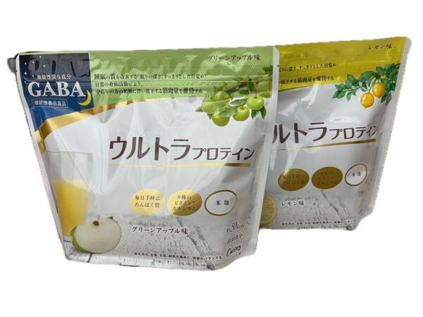 ウルトラプロテイン グリーンアップル味&レモン味 2袋セット