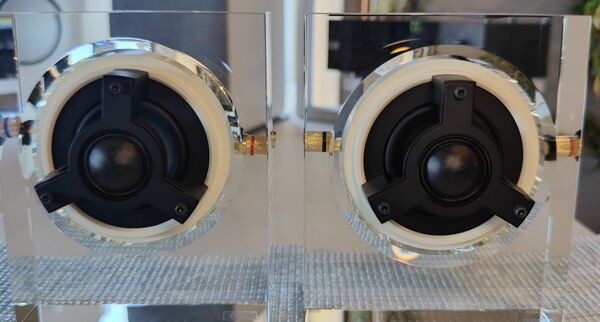 美品 ODELIC Kenwood SP001ガラススピーカー+ライトアップステージ 多少?難アリ
