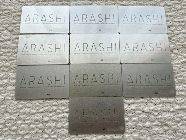 嵐 FC会員証 10枚セット ファンクラブ 期限切れ