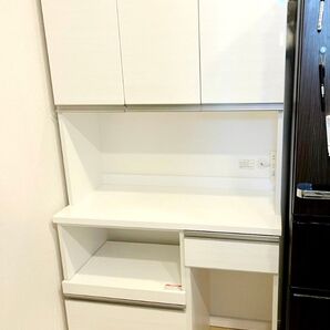 ニトリ キッチンボード リガーレ 100 WH 上台下台セット 収納棚 ホワイト