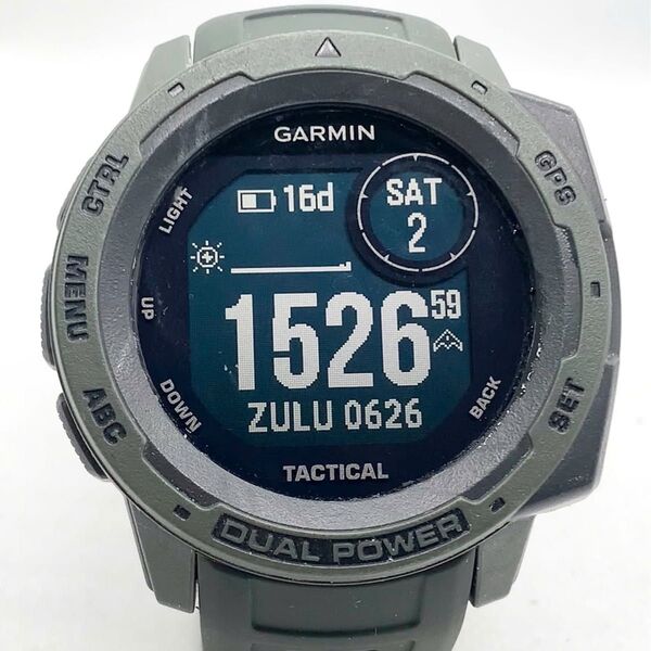【美品】Garmin ガミン Instinct Dual Power (1426)