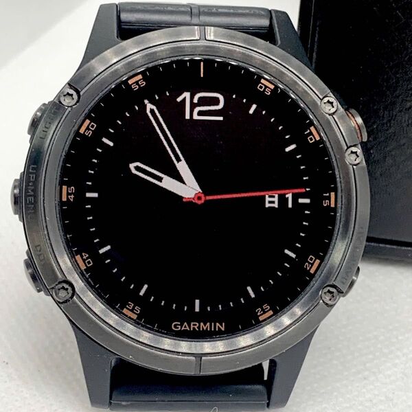 【美品】Garmin ガミン Fenix 5 Plus Black (3174)
