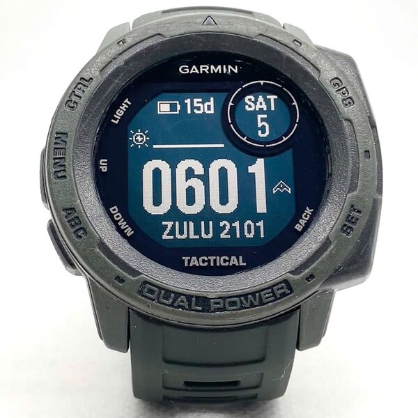 【美品】Garmin ガミン Instinct Dual Power Tactical (3464)