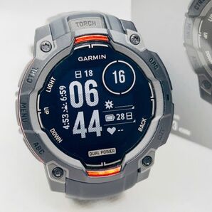 【新品同様】Garmin ガミン Instinct 3 Dual Power 45mm (6584)