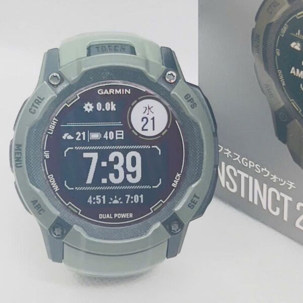 【美品】Garmin Instinct 2X Dual Power (7525)