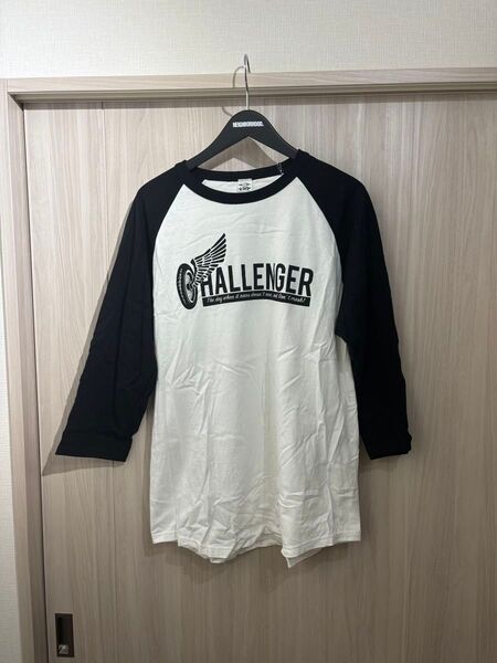 CHALLENGER ラグラン 7分袖 Tシャツ XL 美品 チャレンジャー