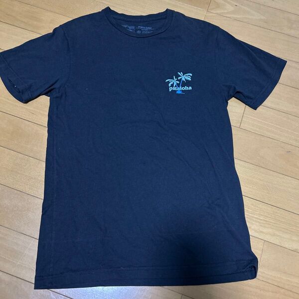 パタゴニア ハワイ購入 パタアロハ 黒 半袖 Tシャツ パタロハ