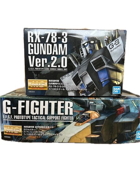【送料込・未組立】MG RX-78-3 G-3ガンダムVer.2.0、G-ファイター Ver.2.0