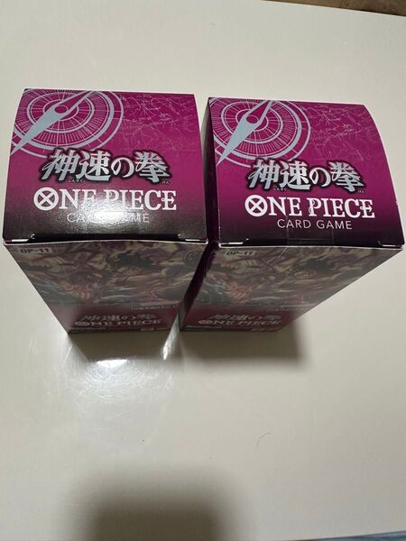 【BOX】 ONE PIECEカードゲーム ブースターパック 神速の拳 【OP-11】 ワンピースカードテープ付き