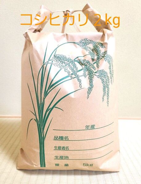 農家直送 令和6年新米 千葉県産コシヒカリ2kg 精米 農家の美味しいお米