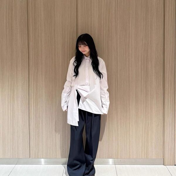 Bibiy. RUBY RIBBON SHIRT