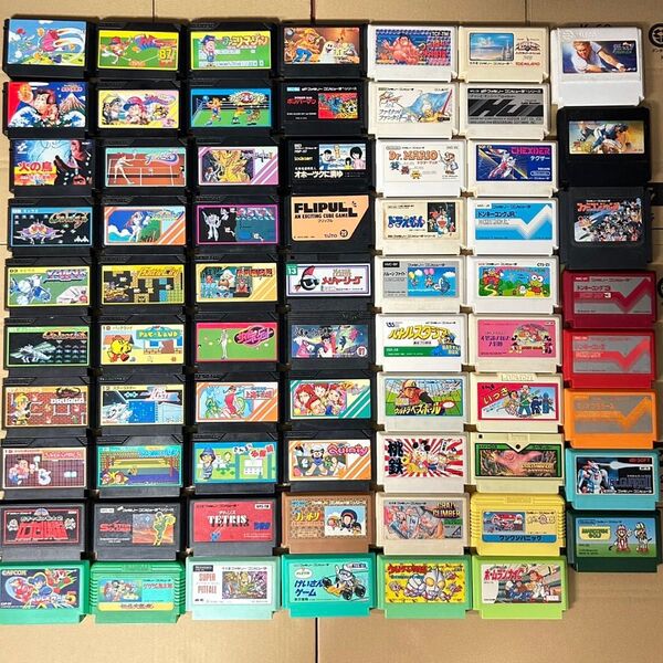 ▼ファミコン ソフト 68本まとめ▼ふしぎなブロビー クレイジークライマー マリオブラザーズ ドンキーコング ドラえもん 他 FC