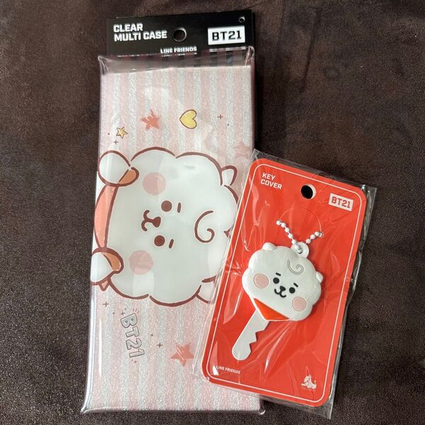 新品 未使用 BTS BT21 RJ ジン マルチケース キーカバー キーケース