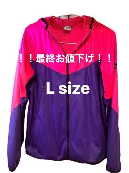 マウンテンパーカー スポーツウェア ピンク パープル L size