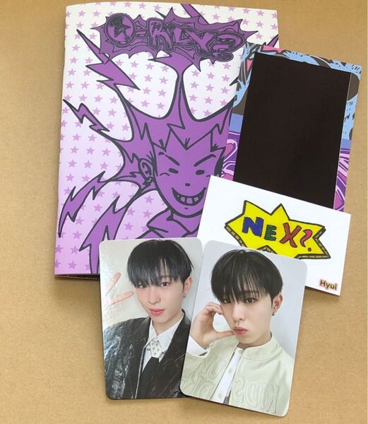 ヒュイ メッセージカード ブックレット トレカ NEXZ O-RLY?