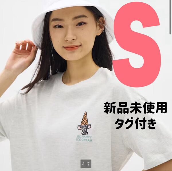 GU グラフィックT(5分袖) TOM and JERRY 2 ジーユー Sサイズ 新品未使用
