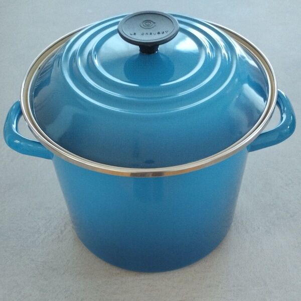LE CREUSET ルクルーゼ ストックポット 22cm ブルー ル・クルーゼ 両手鍋 ホーロー鍋 鍋