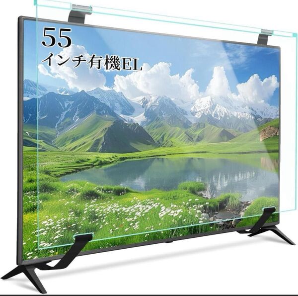 テレビ保護パネル 55インチ 有機EL用テレビカバー アクリル液晶TV保護パネル
