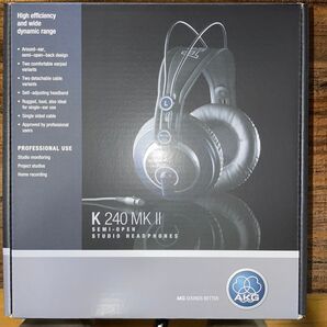 AKG K240 MKII 試聴のみの美品 おまけでモガミ2799 3.5ミリリケーブル付き