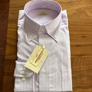 【未使用品】TRUSSARDI ワイシャツ 40-84 コットン形状記憶 ボタンダウン