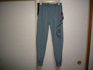  Asics sweat jersey jogger pants gray M size 