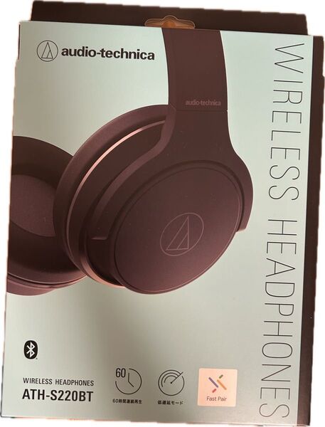audio-technica ワイヤレスヘッドホン ATH-S220BT ブラウン 未使用