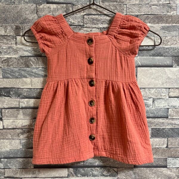 ベビー服 ベビー 赤ちゃん服 赤ちゃん 半袖 ワンピース チュニック seed 70 70サイズ 綿100 綿 コットン 春 夏