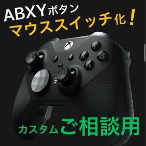 ABXYマウススイッチ化カスタム 受注製作ご相談用 Xboxワイヤレスコントローラー エリートコントローラー2