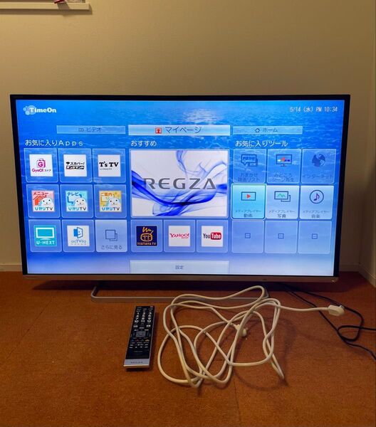 東芝REGZA 液晶テレビ 42V型 TV YouTube視聴可 HDMI×4