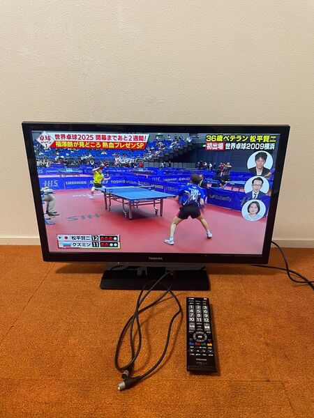 東芝 地上/BS/110度CSデジタルハイビジョン 24V型 液晶テレビ
