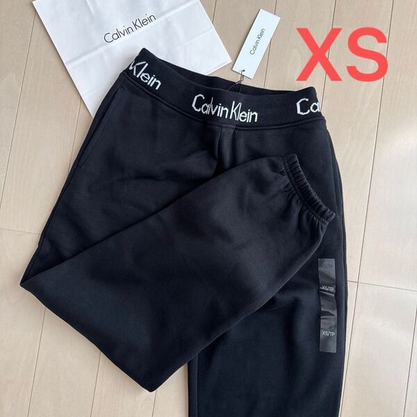 Calvin Klein カルバンクライン スウェットパンツ ジョガーパンツ XS S スウェット パンツ ブラック 黒 ハワイ