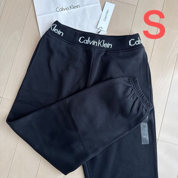 Calvin Klein カルバンクライン スウェットパンツ ジョガーパンツ S M スウェット パンツ ブラック 黒 ハワイ
